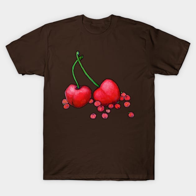 Cherries and currants T-Shirt by ThisIsNotAnImageOfLoss